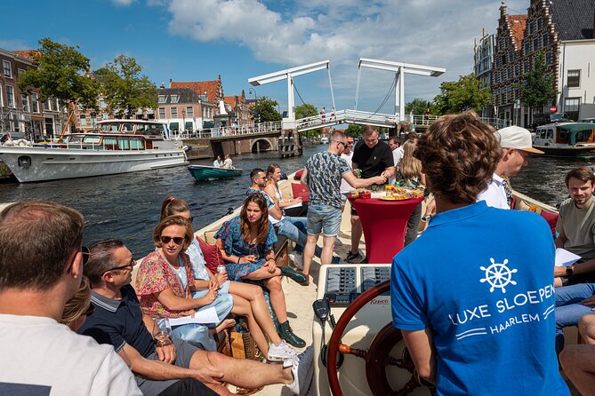 Haarlem Open-Boat Canal Cruise with Live Guide (Electric Boat) - Cruising Haarlem’s old canals