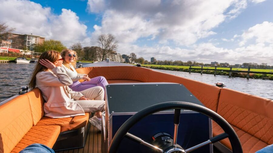 Haarlem: Self-Drive Private Electric Boat Rental - Haarlem’s historic canals from the captain’s seat