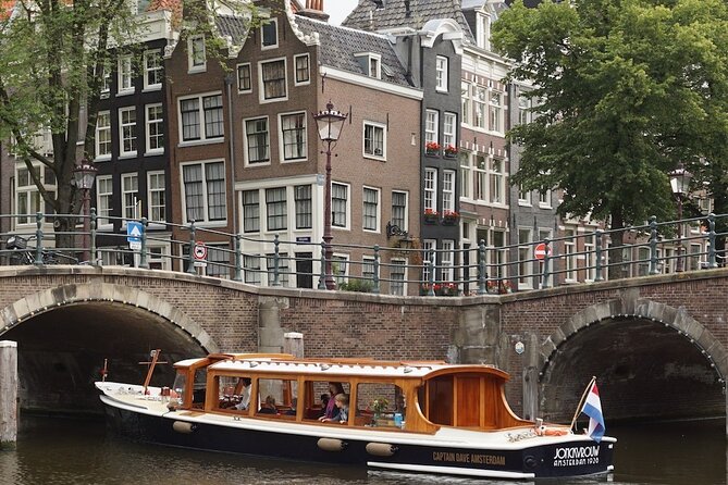 Morning Canal Cruise Amsterdam in Small-Group - Captain Dave, Tony, Gisella, and the changing narration