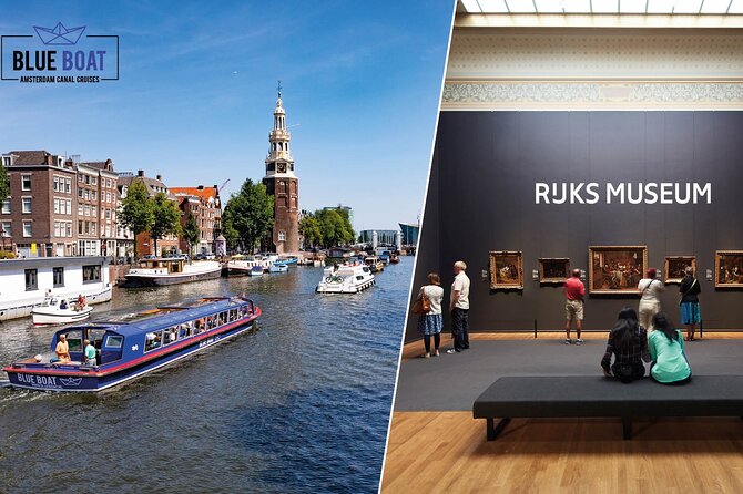Rijksmuseum Amsterdam and Canal Cruise with Snackbox - Finding the Blue Boat cruise docks