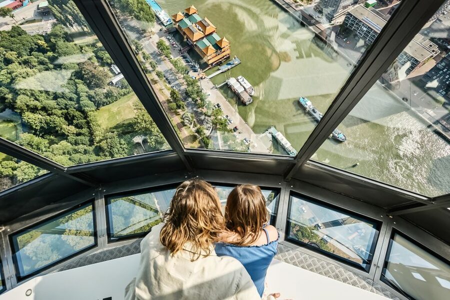Rotterdam: Euromast Lookout Tower Ticket - A 45-minute visit, or a longer meal stop