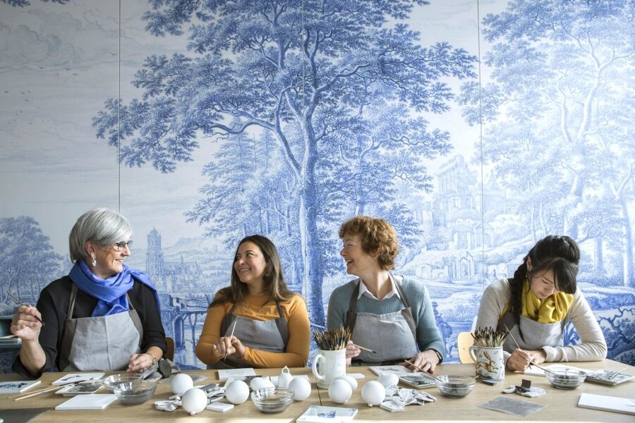 Royal Delft: Delftblue Factory and Museum - Entering the museum and starting the audio tour