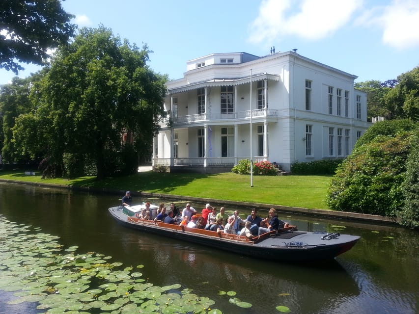 The Hague: City Canal Cruise - An old barge with a modern electric motor
