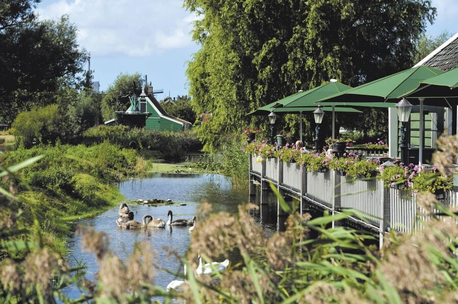 Zaanse Schans: Pancake Restaurant Visit - The terrace views are part of the appeal