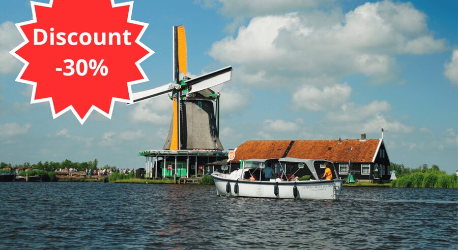 Zaanse Schans: Private Cruise + Live Guide, Optional Drinks - Key points to know before you book