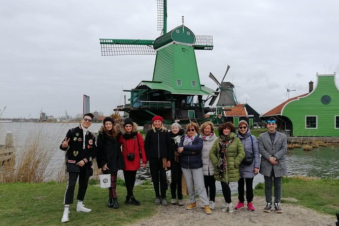 Zaanse Schans windmill tour with Italian guide - The morning transfer from central Amsterdam